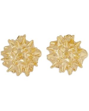 YSSO Sea Urchin Earrings - Metallic