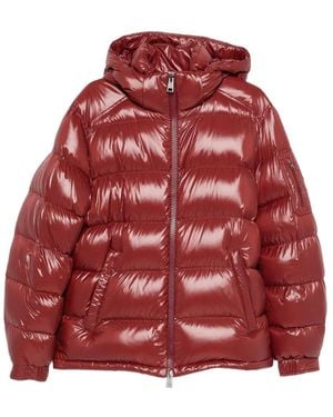 Herno Gesteppte Kapuzenjacke - Rot