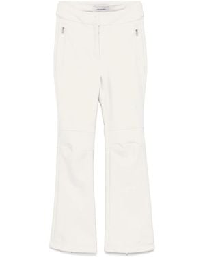 Yves Salomon Pantalon De Ski À Coupe Évasée - Blanc
