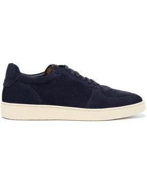 SCAROSSO Agostino Suede Trainers - Blue