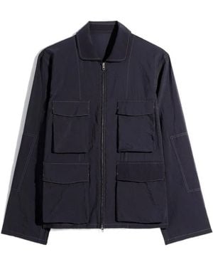 Lemaire 3D Pocket Mini Jacket - Blue
