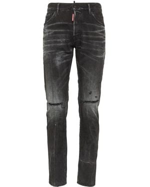 DSquared² ダメージ スキニージーンズ - グレー