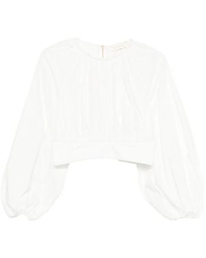 Zimmermann Long-Sleeve Blouse - White