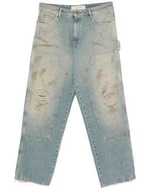 Golden Goose Vaqueros con efecto envejecido - Azul