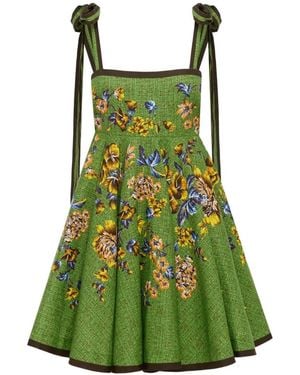 ALÉMAIS Phyllis Linen Mini Dress - Green