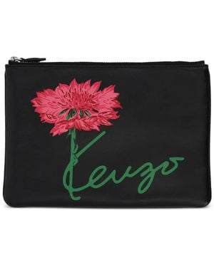 KENZO Tulip Clutch - Rot