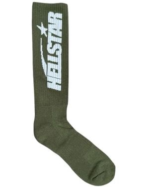 HELLSTAR Logo Socks - Green