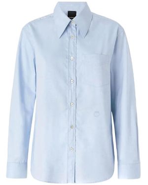 Pinko Long-Sleeve Button-Up Shirt - Blue