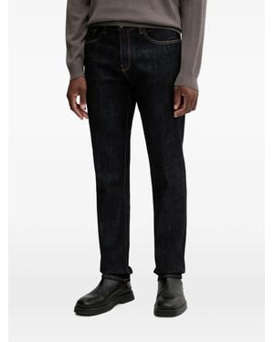 ARMANI EXCHANGE Logo-Patch Jeans - Black