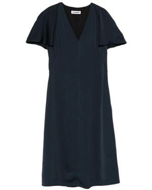 Jil Sander Sablé Envers Dress - Blue