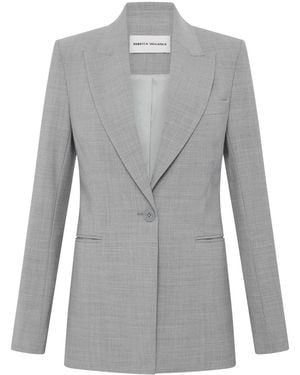 Rebecca Vallance Benoit Single-Breasted Blazer - Grey