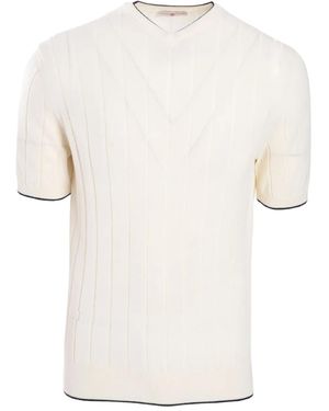 Luciano Barbera Knitted T-Shirt - White