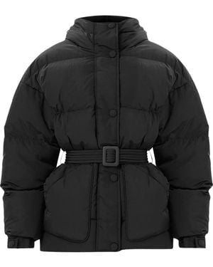 Ienki Ienki Michelin ベルテッドジャケット - ブラック