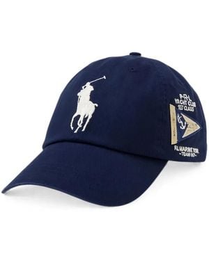Polo Ralph Lauren Logo-Embroidered Baseball Cap - Blue