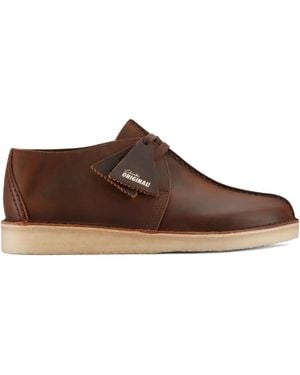 Clarks Schnürstiefel aus Leder - Braun