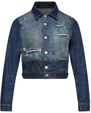 MM6 by Maison Margiela Veste Courte En Jean - Blue