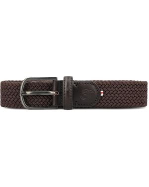 La Boucle Mayfair Braided Belt - White