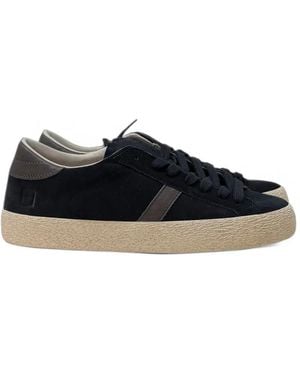 Date Hill Low Suede Trainers - Black