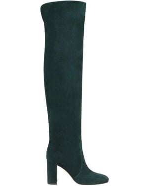 Gianvito Rossi Overknee-Stiefel Mit Blockabsatz - Grün