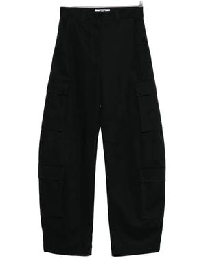 MSGM Cargo-Pocket Pants - Black