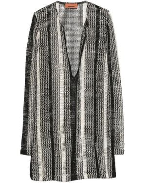 Missoni Sequin-Embellished Striped Beach Dress - Gray