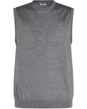 Malo Crew Neck Vest - Gray