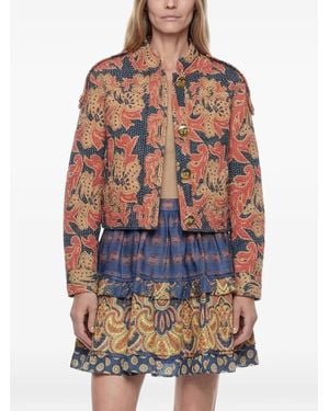 Valentino Garavani Apres L'Hiver Jacquard Jacket - Blue