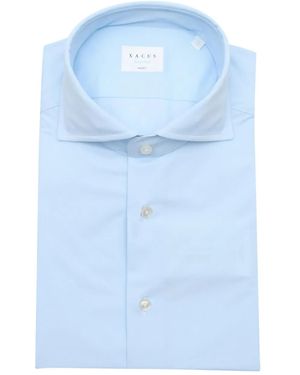 Xacus Button-Down Long-Sleeves Shirt - Blue