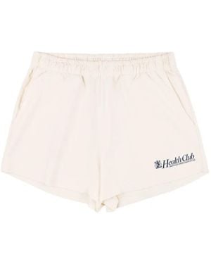 Sporty & Rich Lion Health Disco ショートパンツ - ナチュラル