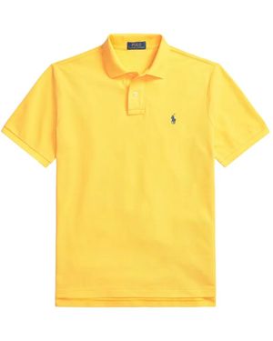 Polo Ralph Lauren Embroidered-Logo Polo Shirt - Yellow