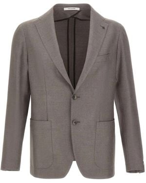 Tagliatore Single-Breasted Blazer - Grey
