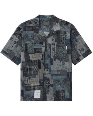 Musium Div. Patterned Shirt - Grey