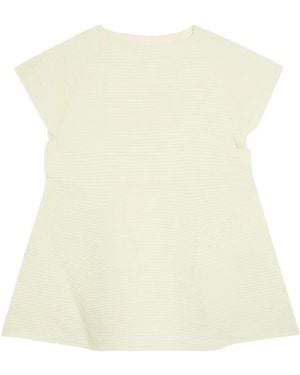 Issey Miyake Ribbed Dress - Natural
