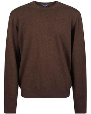 Drumohr Fine-Knit Cashmere Jumper - Brown