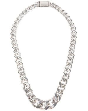 Jil Sander Collar De Cadena Groumette - Metálico