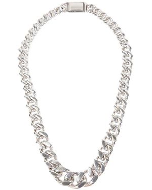 Jil Sander Collar de cadena Groumette - Metálico