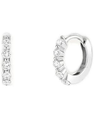 Dinny Hall Shuga Diamond Hoop Earrings - Metallic