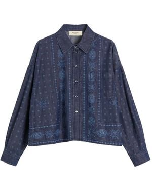 Weekend by Maxmara Paisley-Print Shirt - Blue