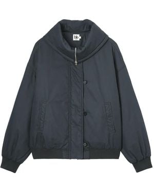 B+ AB Jack Met Oversized Kraag - Blauw