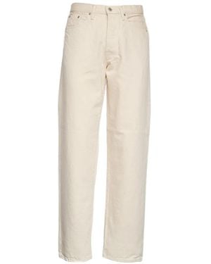 Edwin Button Loose Fit Jeans - White