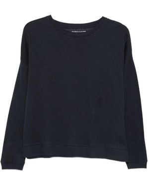 Majestic Filatures ラウンドネック ロングtシャツ - ブルー