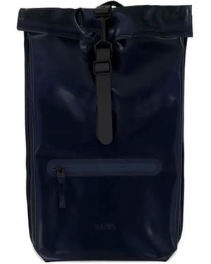 Rains Rolltop Rucksack バックパック - ブルー