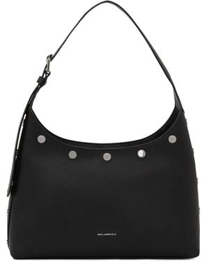 Karl Lagerfeld K/rocky Marais ホーボーバッグ - ブラック
