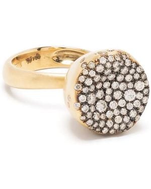 Nada Ghazal Bague En 18Ct Pavée De Diamants - Blanc