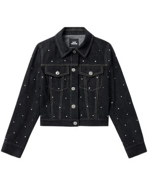 SJYP Rhinestone-Embellished Jacket - Black