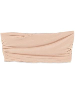 MOUTAKI Ruched Bikini Top - Pink