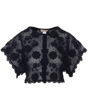 Twinset Button Jacket - Blue