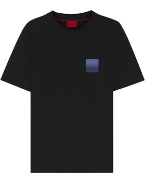 HUGO T-Shirt Met Logoprint - Zwart