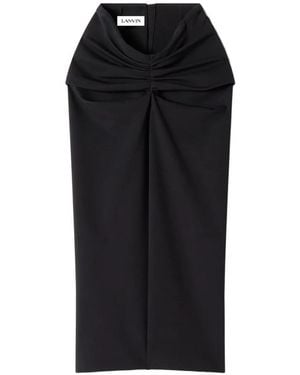 Lanvin Midi Skirt - Black
