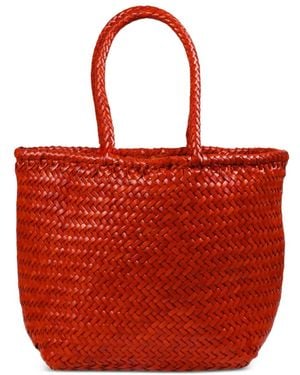 Dragon Diffusion Grace Woven Tote Bag - Red